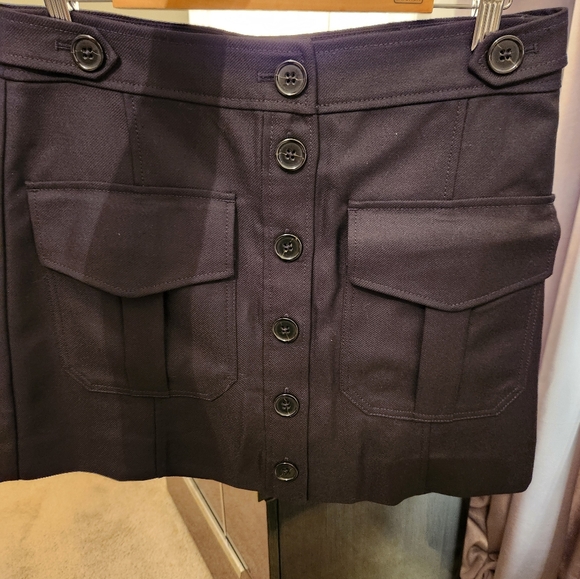 Banana Republic 100% Wool black Skirt Size 10 - Picture 10 of 11